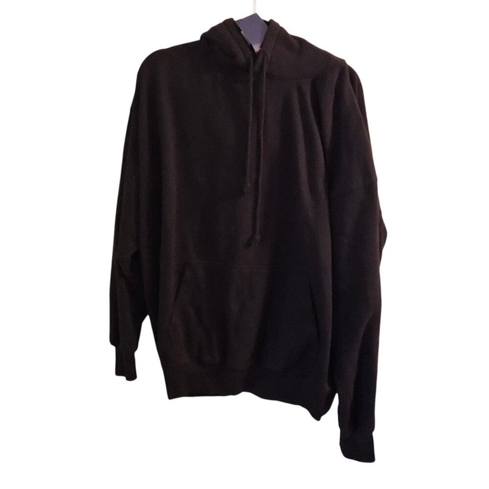Brandy Melville Black Oversized Pullover Hoodie Sweatshirt NWT One Size
